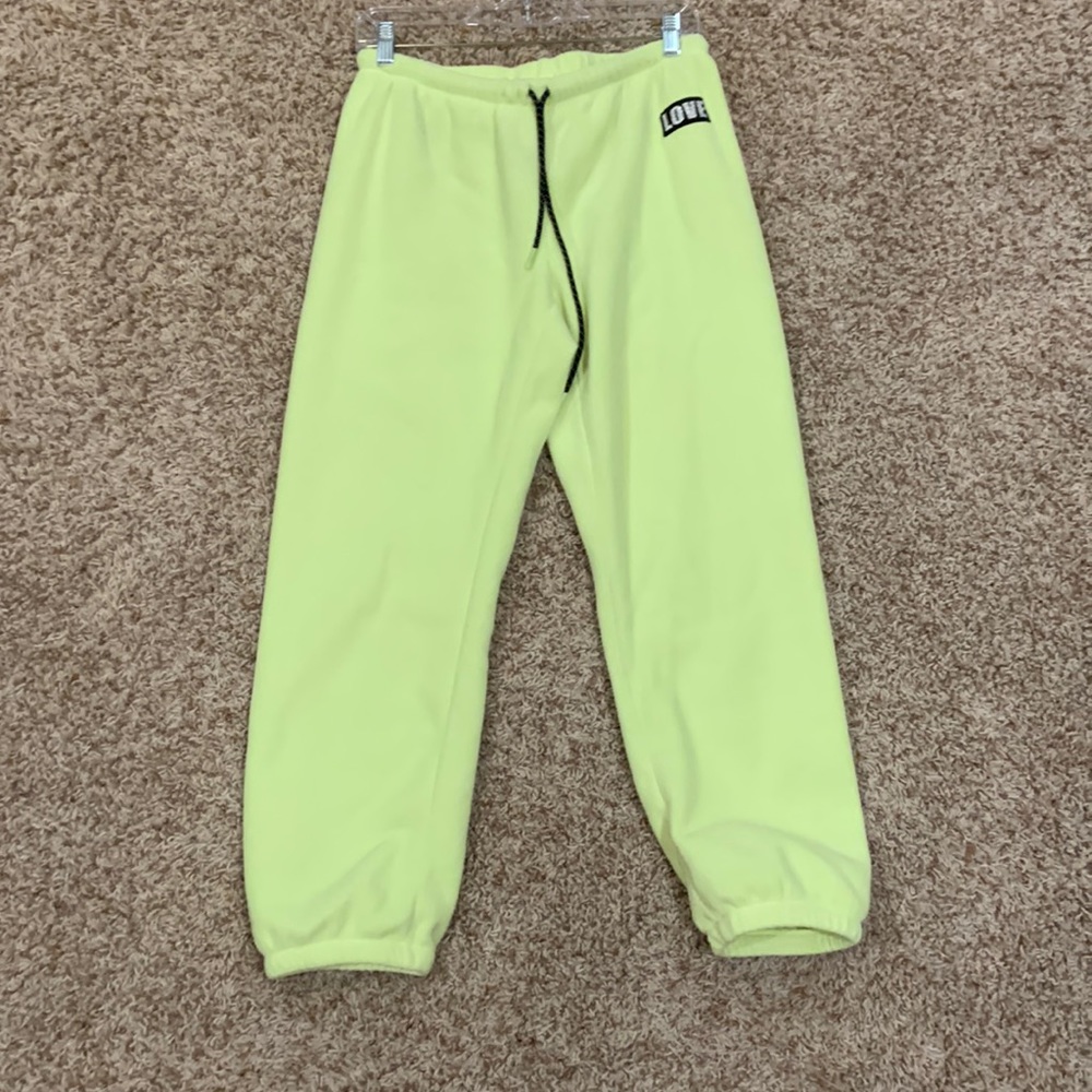 Highlighter yellow Sweatpants